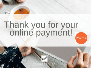Thank you for your online payment